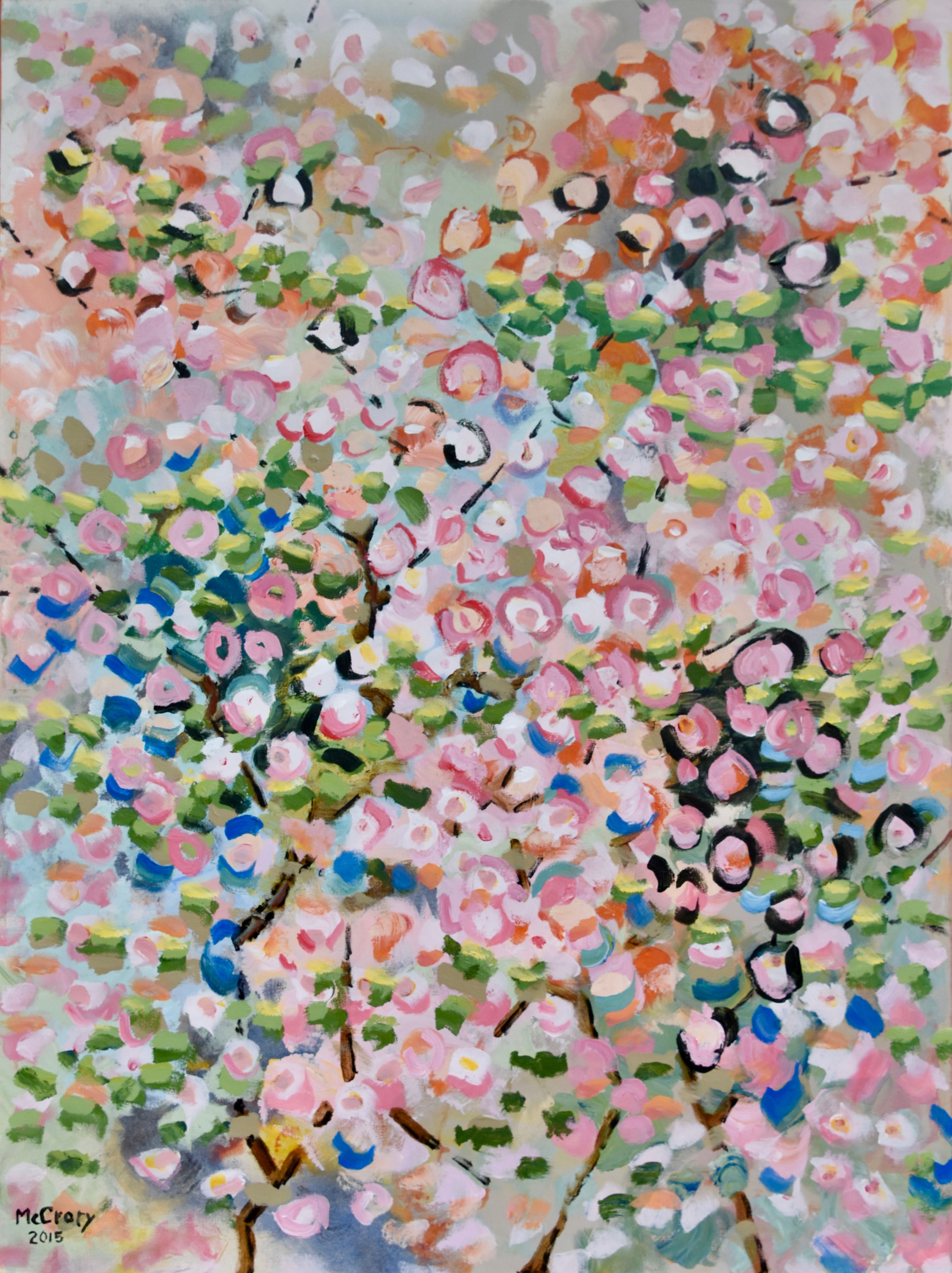 Cherry Blossoms (Acrylic 36 x 48)