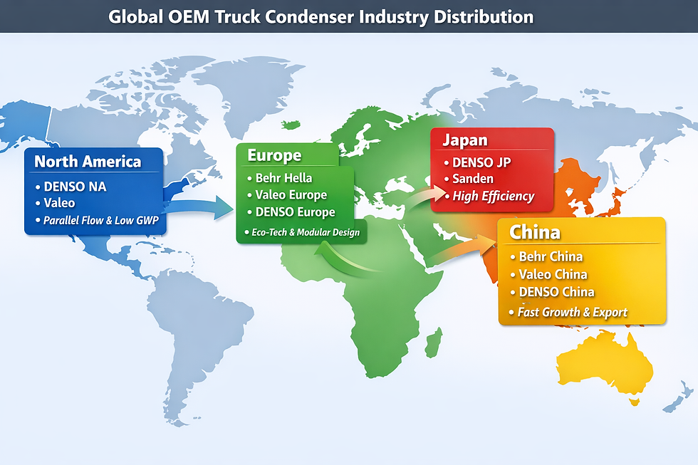 Global OEM Truck Condenser Industry Overview