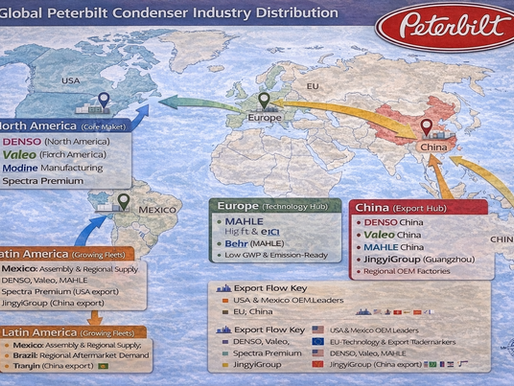 Global Peterbilt Motors Company Condenser Industry Distribution