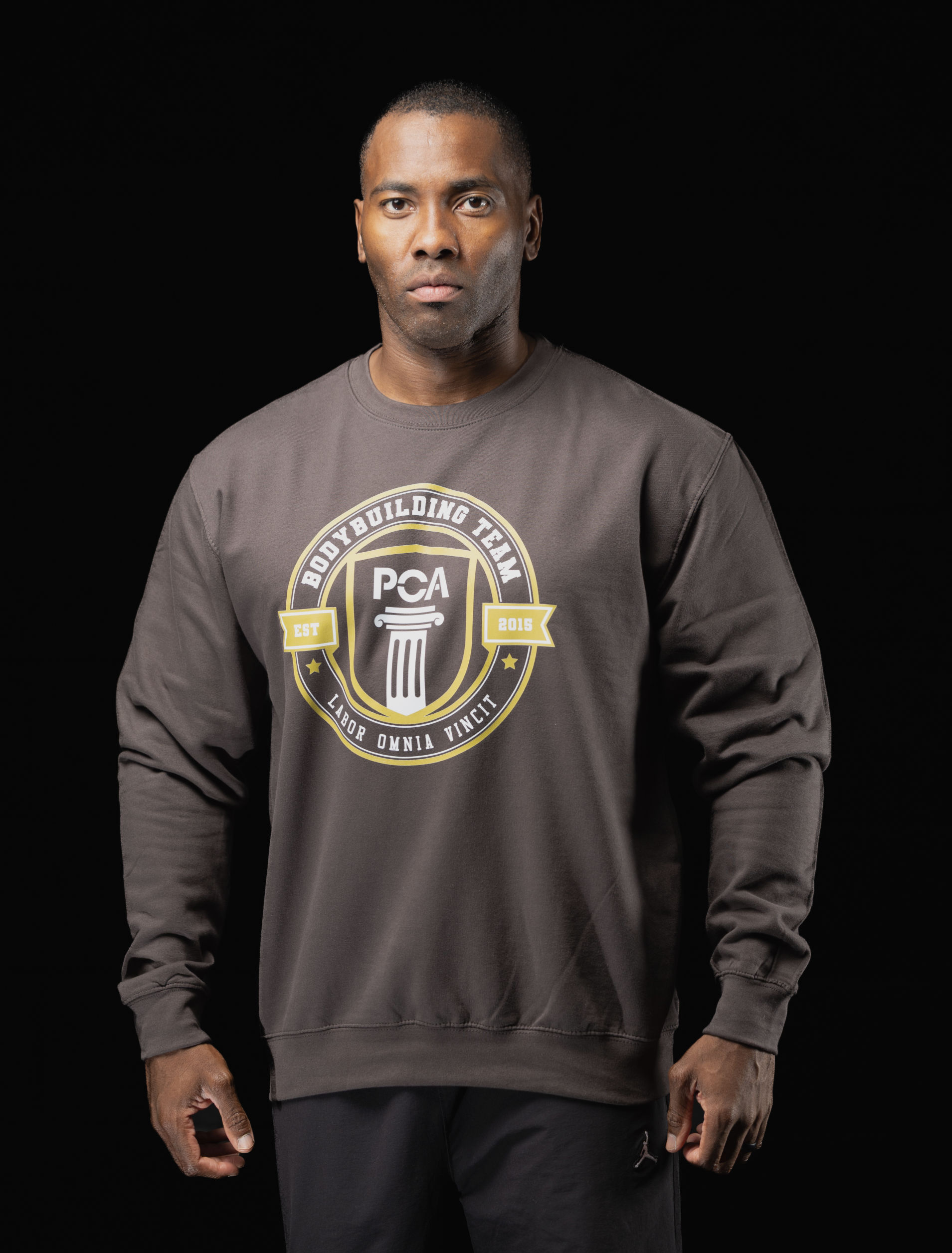 Charcoal "Bodybuilding Team" Sweatshirt