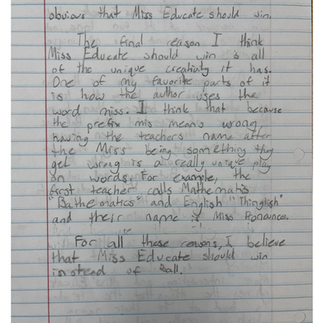 Children's persuasive writing about poetry