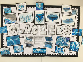 Glacier Art inspired by Zaria Forman