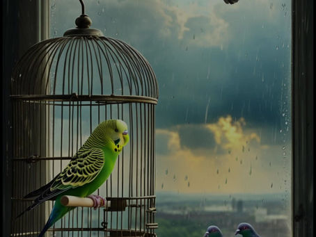 Freedom Poem for kids: Two Sides to Every Story. Budgie or Pigeon?