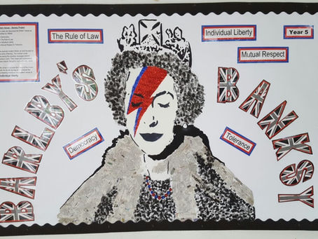 Queen Bowie by Banksy