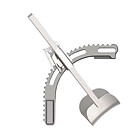 TITAN CSR® retractor with Bookwalter®-compatible blade attached