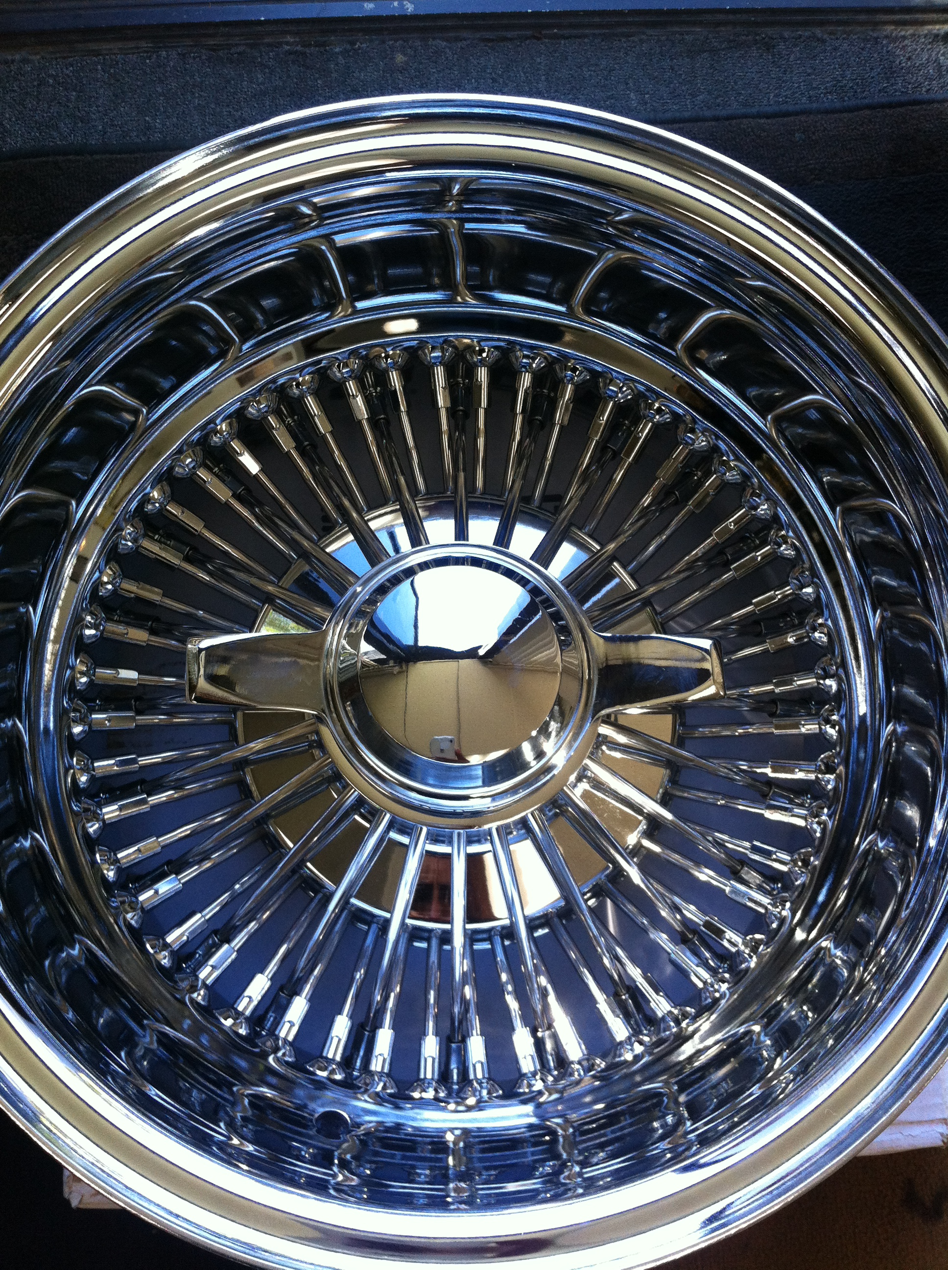 72 Spokes Straight Laced Wire Wheels