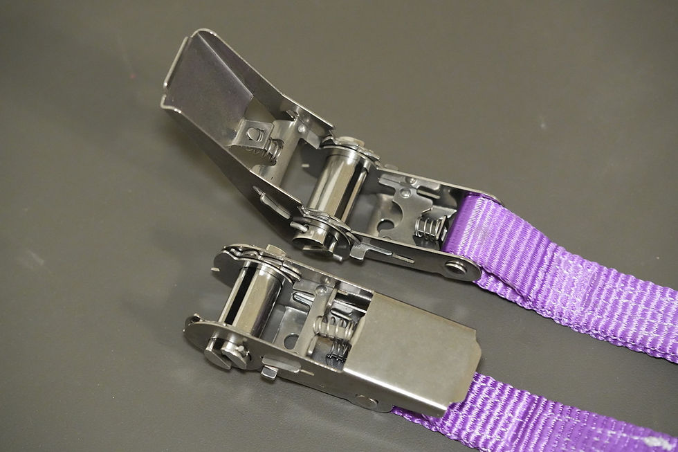 Thumbnail: One closed ratchet and one open to show the stainless steel details