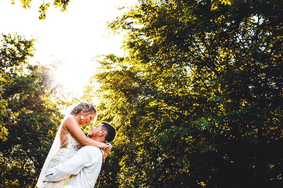 Professional wedding photography by Vision and Vibe Productions, LLC at The Pines wedding venue in Gravette, Arkansas.