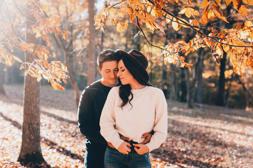 Fall Engagement Photography
