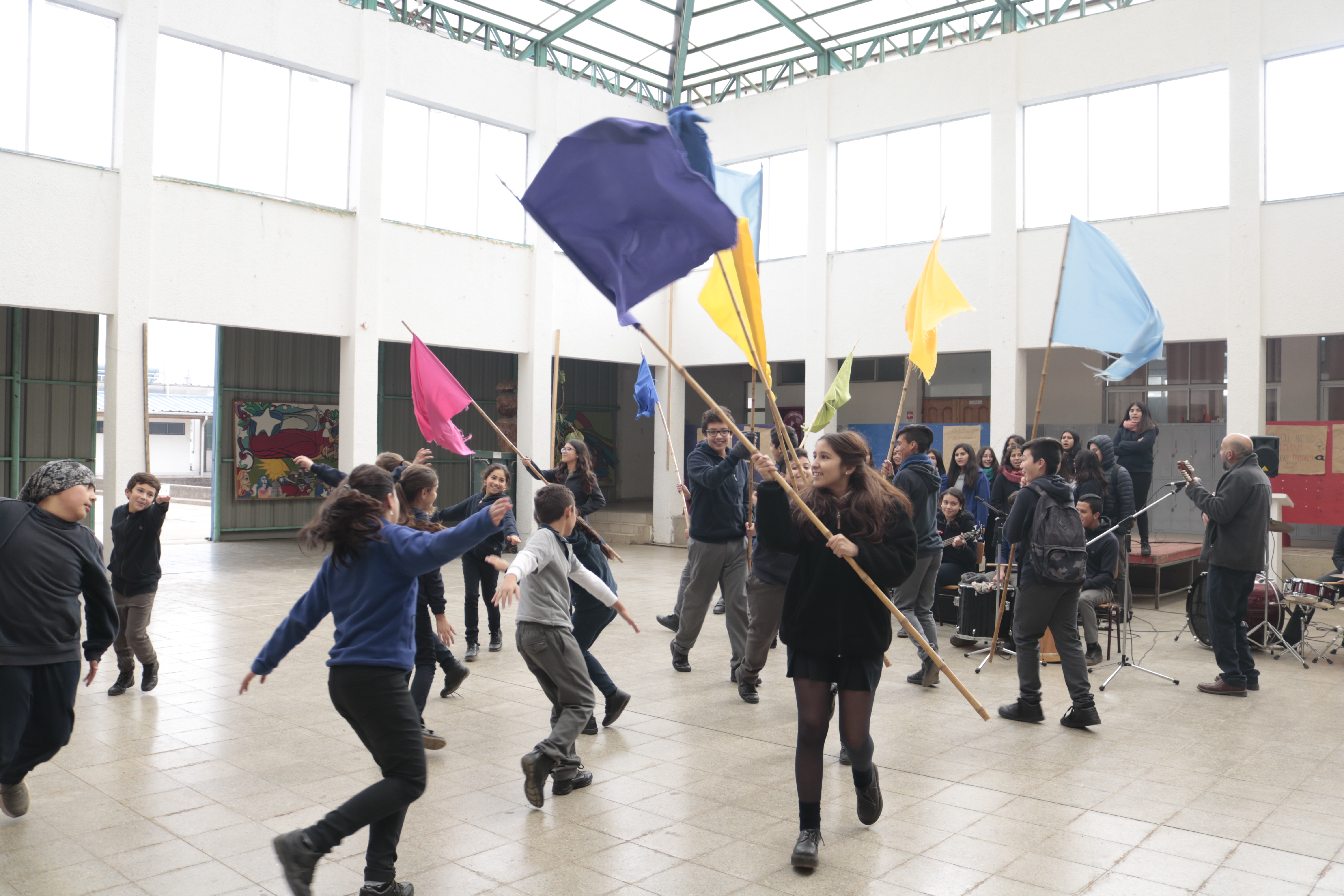 Ensayos previos al Acto del Desfile