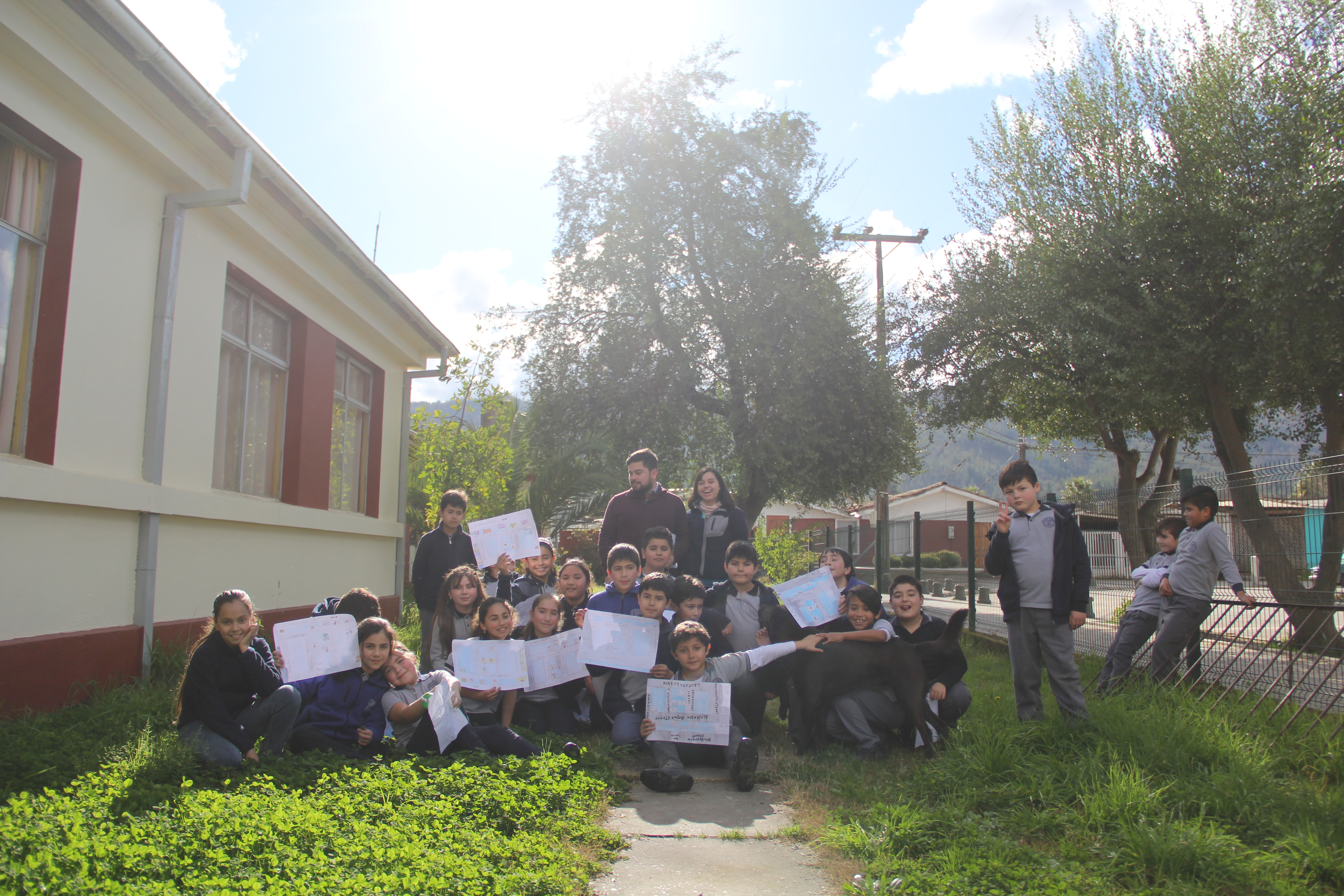 "Giving Directions" en 4° básico B