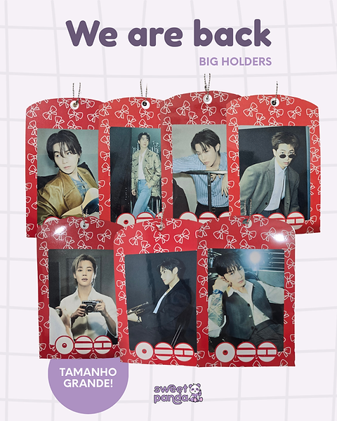K-pop |Chaveiro Big Holder BTS We are back | Sweet Panda