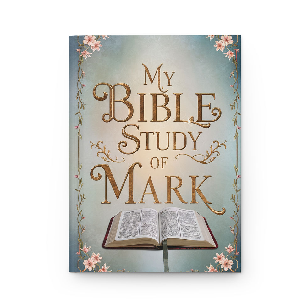Blank Journal For Studying The Book Of Mark
