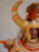 zulu feather headdress, African hats