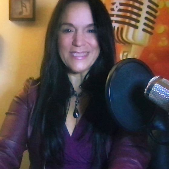 Sophie Taillefer At Recording Studio