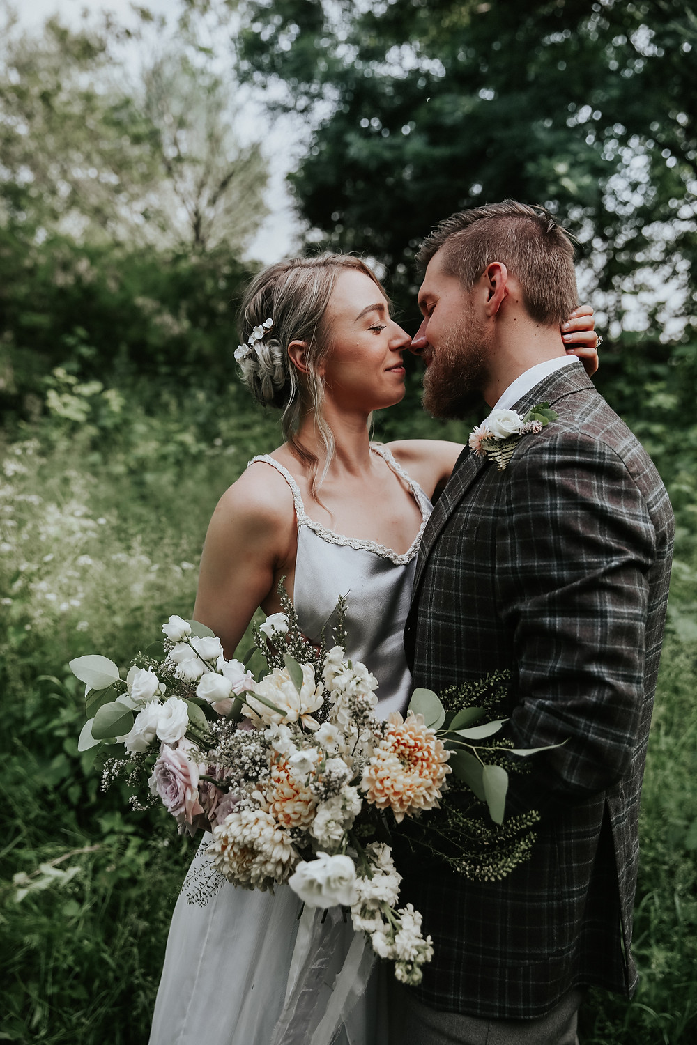 Boho wedding dress by Jessica Turner Designs Wimbledon