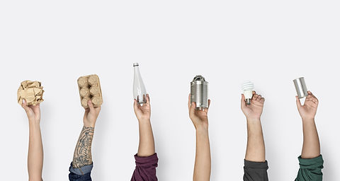 Hand Hold Show Recyclable Plastic Paper