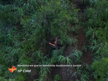 Bombeiros resgatam turista perdido na Serra de Alvorada do Norte-GO