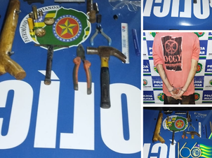 PM prende homem com arma de fogo em Flores de Goiás