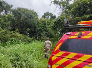 Bombeiros fazem buscas por morador de Iaciara-GO desaparecido há 6 dias