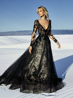 Sottero and Midgley Zander Black Dress