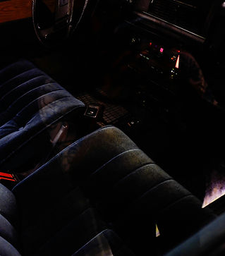 Clean car interior seats after our interior refresh service is completed