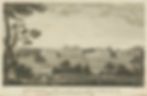 Black and white drawing of Hurstbourne Park, home of the Earl of Portsmouth