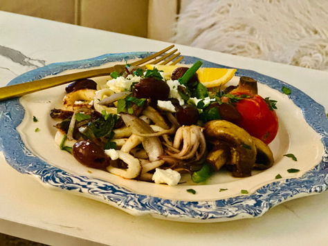 Greek Style Squid/Calamari - Recipe by Koji Cooks