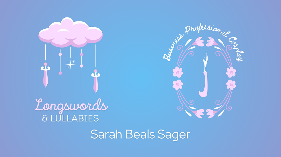 Longswords and Lullabies, Business Professional Cosplay, Sarah Beals Sager