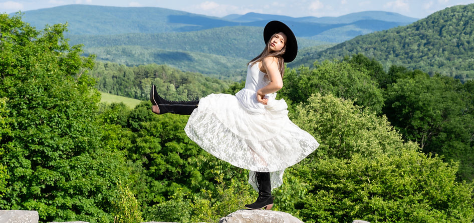 Teen Girl Mountains Andes New York