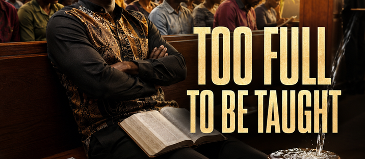 Uncomfortable Conversations: Too Full To Be Taught