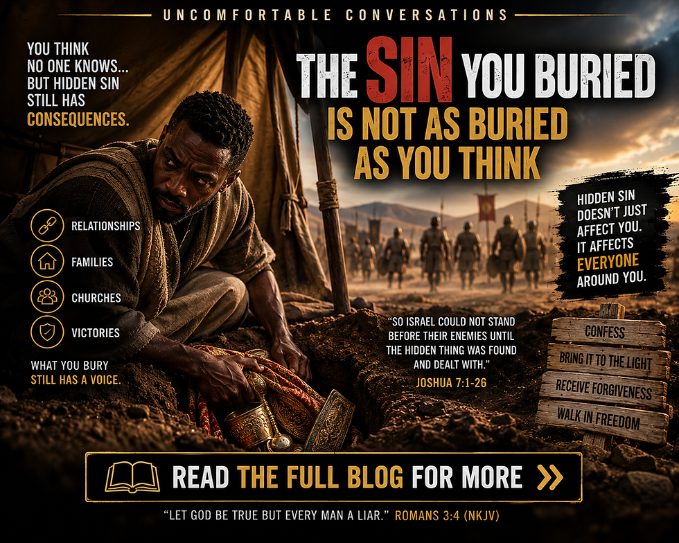 UNCOMFORTABLE CONVERSATIONS:
The Sin You Buried Is Not as Buried as You Think