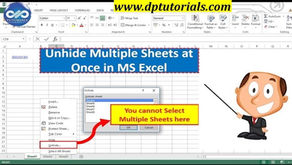 How To Quickly Unhide Multiple Sheets In Excel At Once