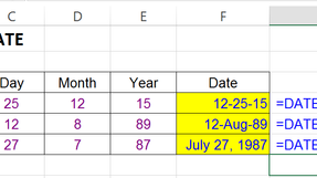 "DAY" Function in Excel