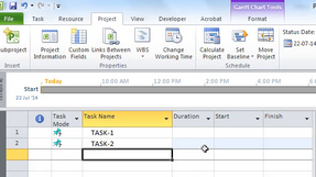 Funny Walking Trick In Microsoft Project