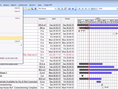 How to adjust the Legend Space in Microsoft Project