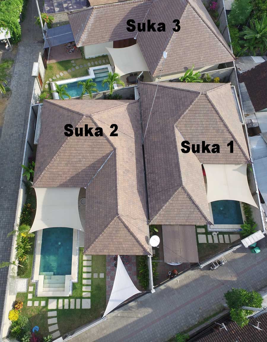 Suka Villas Sanur Aerial