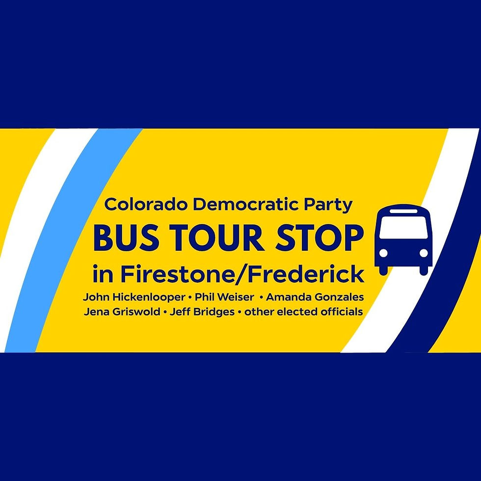 CO Democratic Party Bus Tour