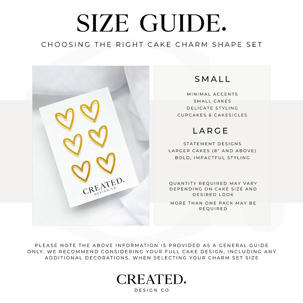 Thumbnail: Star Cake Charms Set Mixed