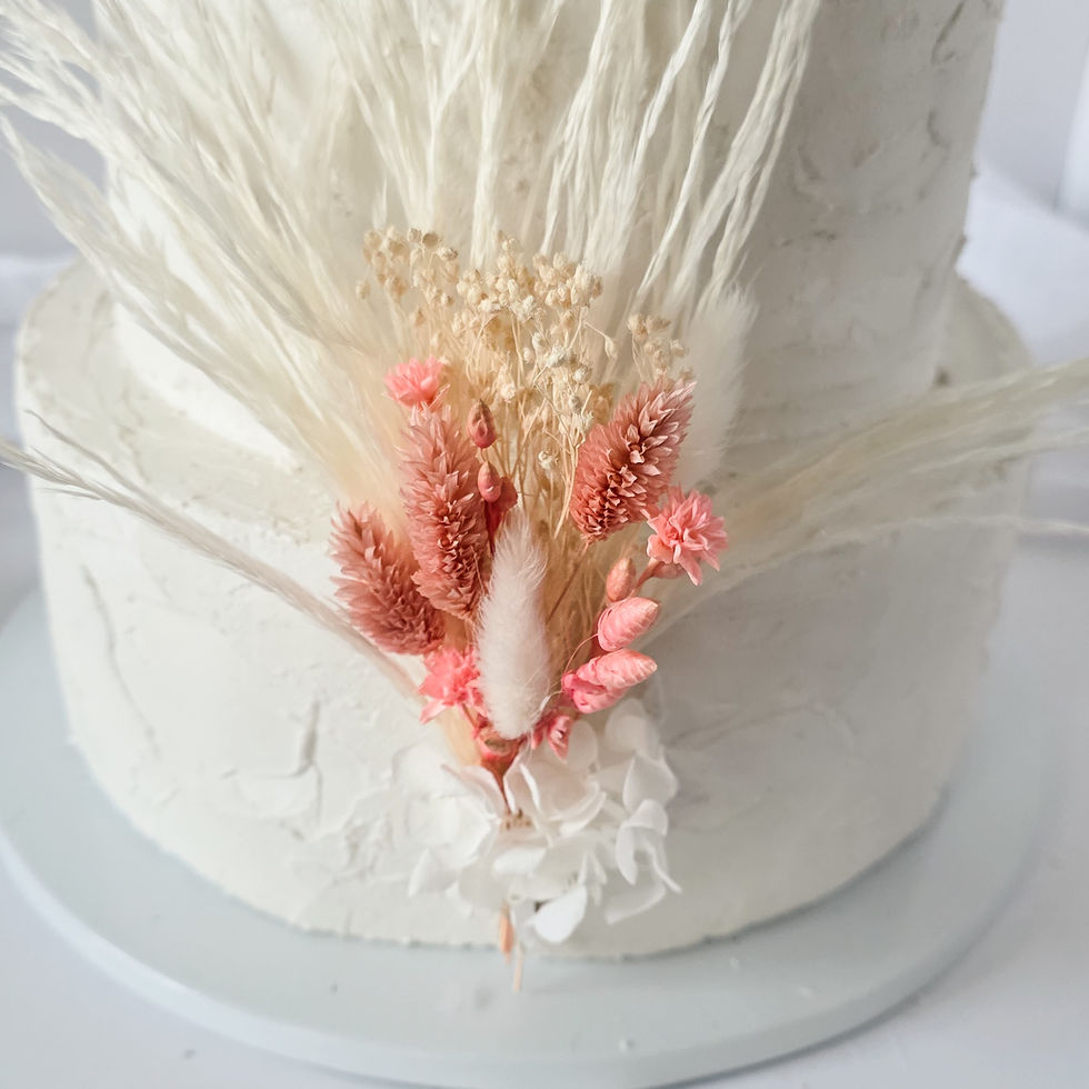 Thumbnail: Peach Pink Cake Flowers