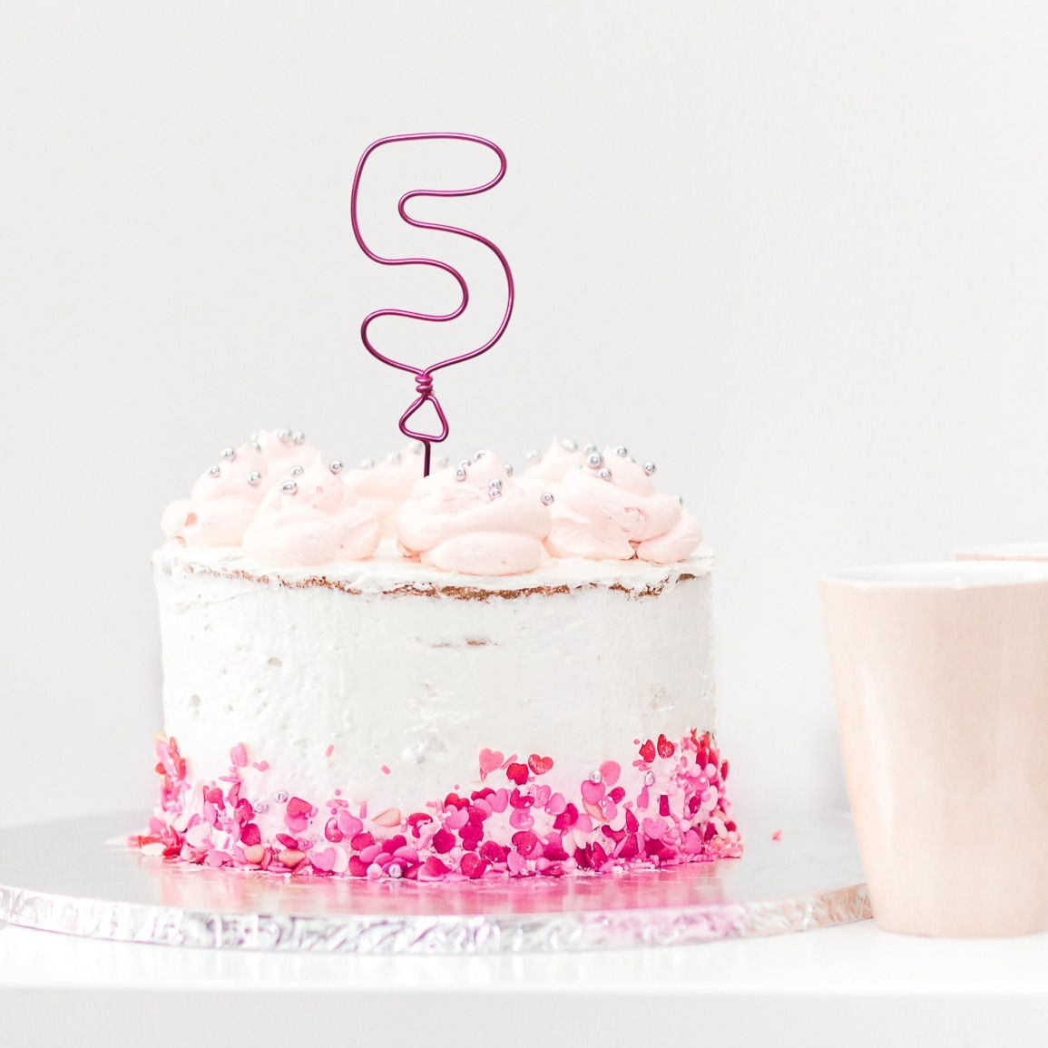 Balloon Number Cake Topper