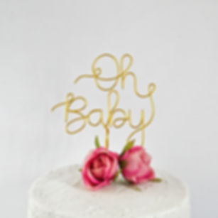 Oh Baby Cake Topper