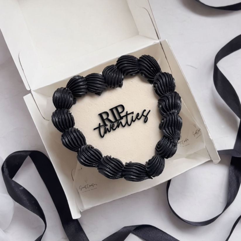 RIP Twenties Cake Charm