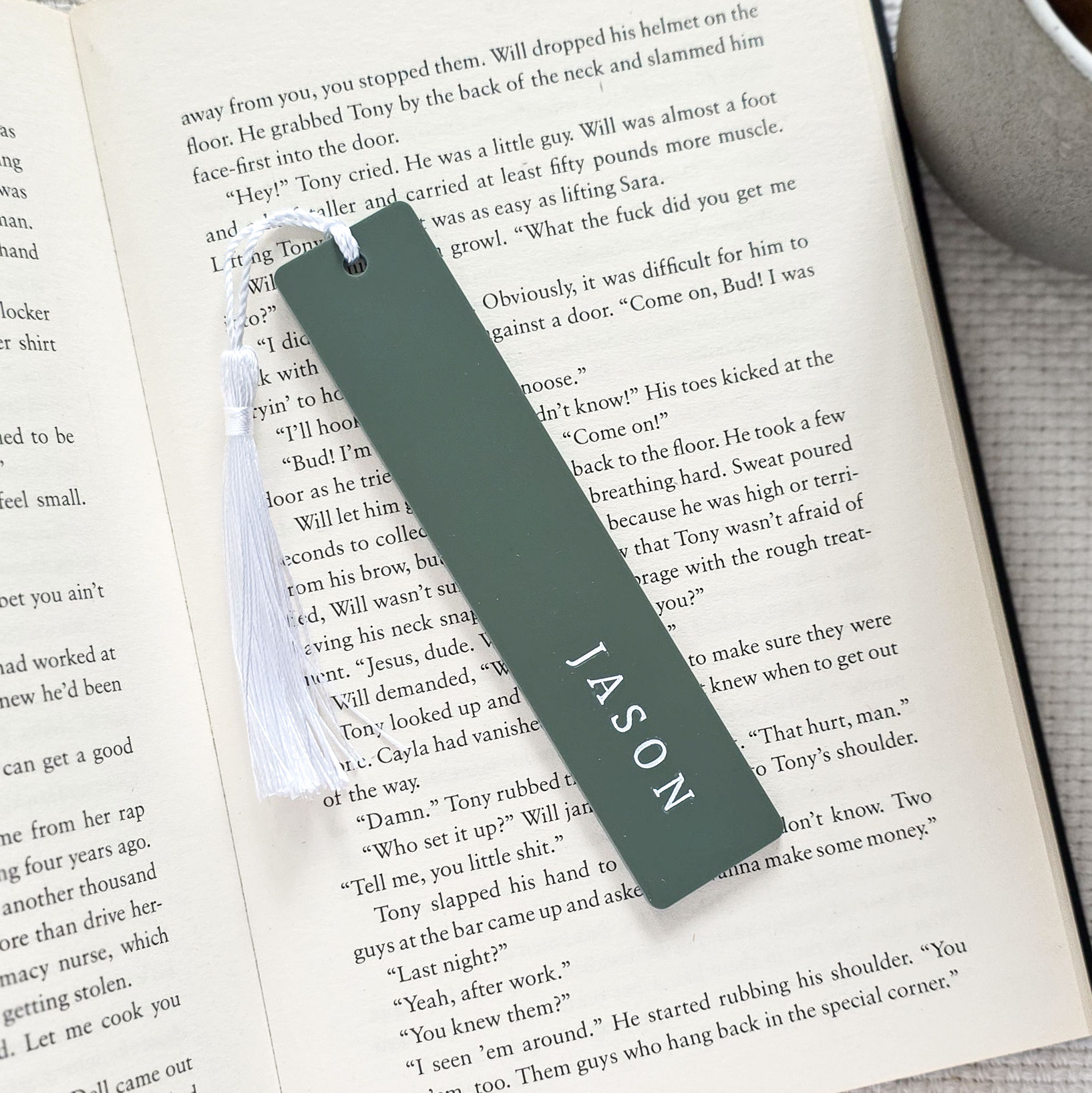 Personalised Acrylic Bookmark