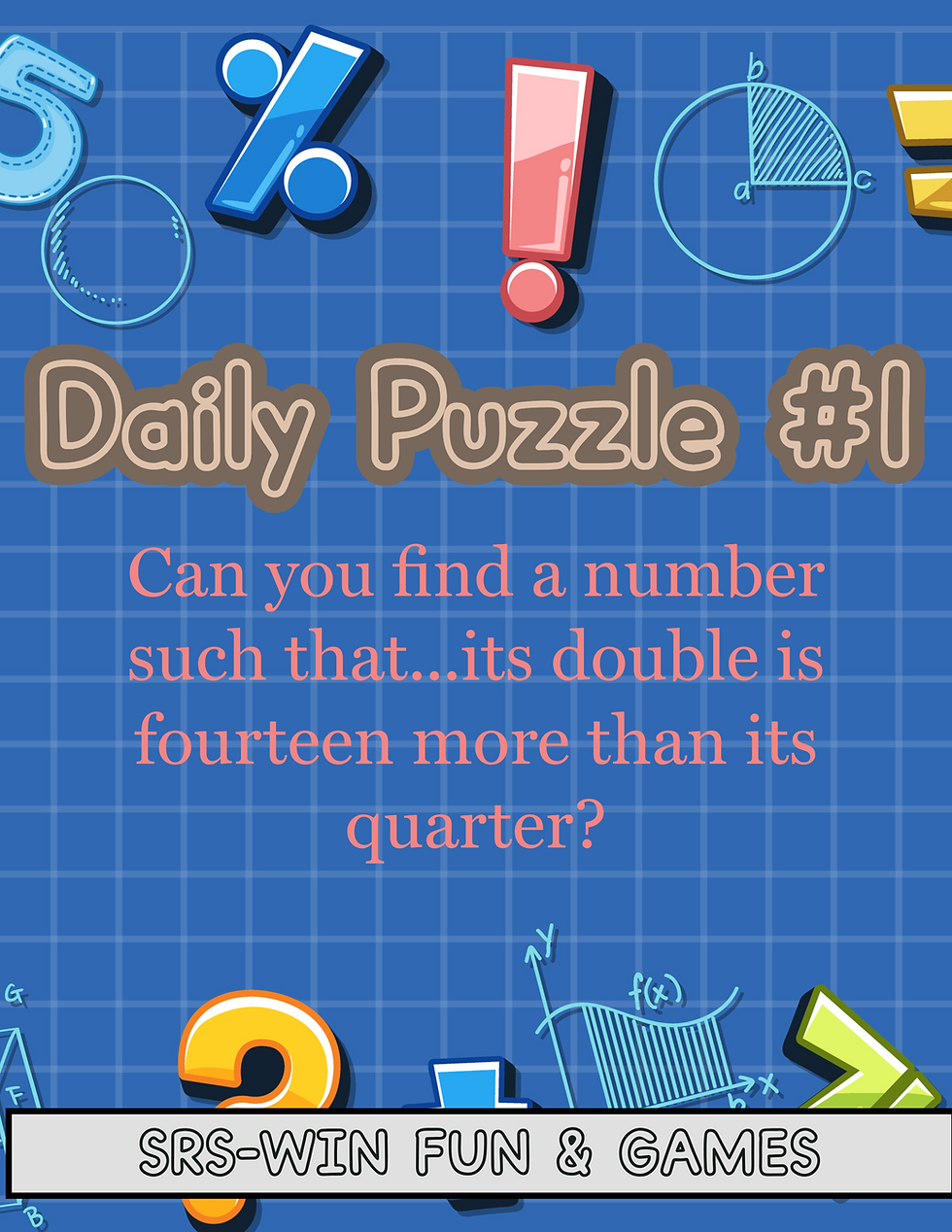 Daily Puzzle #1-May 19, 2026
