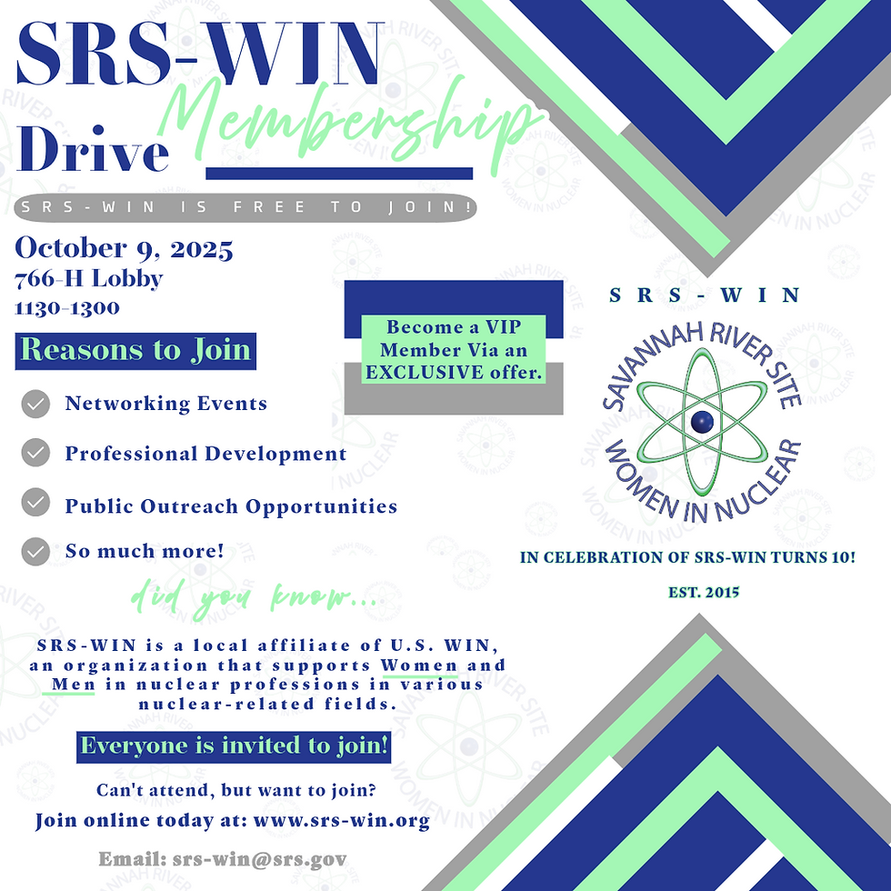 SRS-WIN Membership Drive