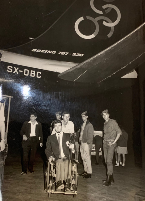 Zalman Assisting During 1968 Summer Paralympics