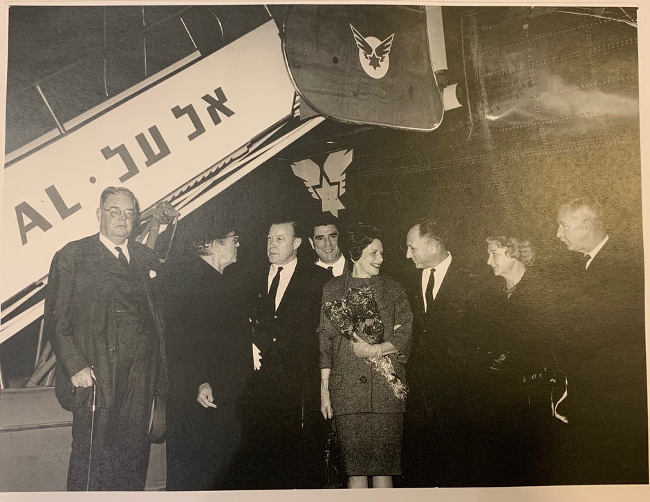 Zalman with United States Ambassador to Israel