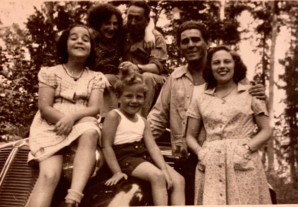 Edgar Krasa with Unreich Family