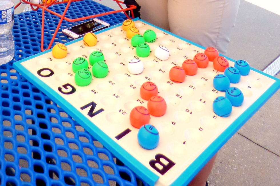 Bingo activity at Grand Palms Resort Myrtle Beach Vacation
